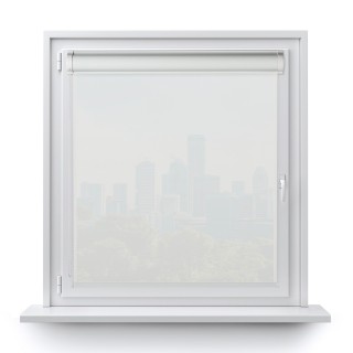 Roleta w kasecie PCV Gładka Przyciemniająca Gładka bez prowadnic Biała Gl01