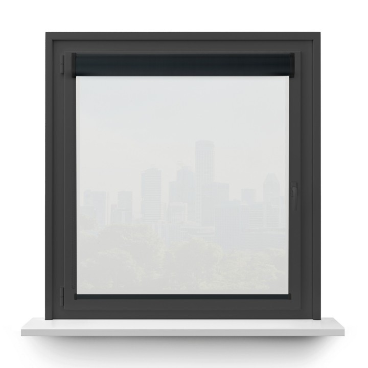 Roleta w kasecie PCV Gładka Przyciemniająca Gładka bez prowadnic Biała 530