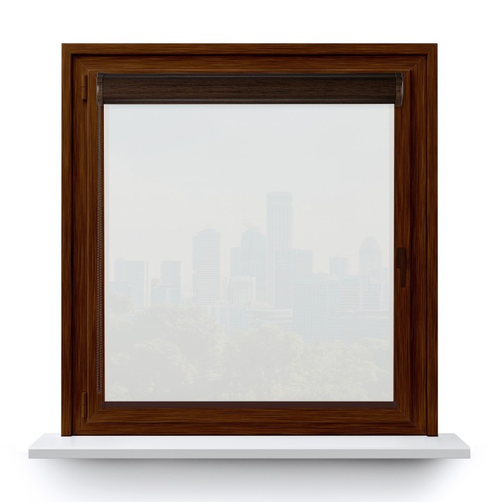 Roleta w kasecie PCV Gładka Przyciemniająca Gładka bez prowadnic Biała 530