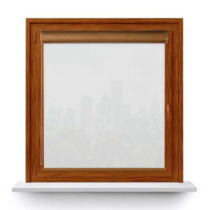 Roleta w kasecie PCV Gładka Przyciemniająca Gładka bez prowadnic Biała 530