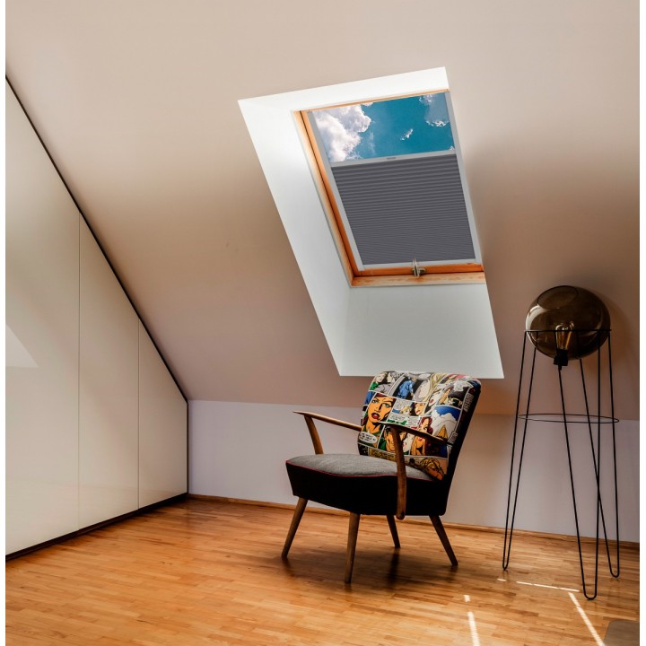 Plisa dachowa Termo premium Przyciemniająca Ciemnoszara 212