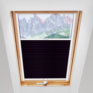 Plisa dachowa Basic Premium Przyciemniająca Ciemnofioletowa 117