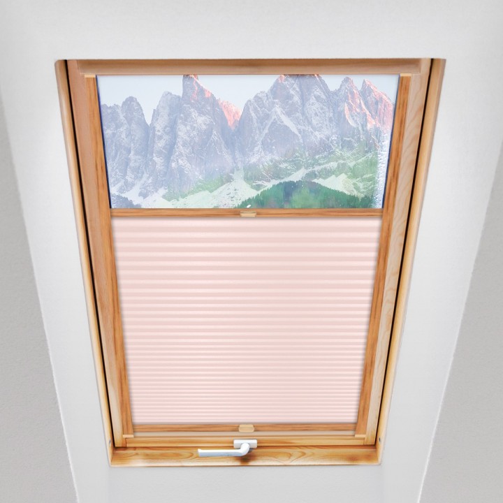 Plisa dachowa Basic Premium Przyciemniająca Różowy 120