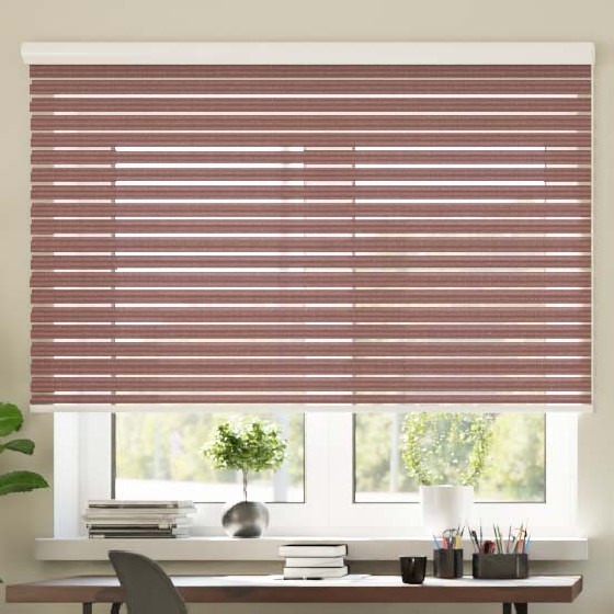 Cassette Superior roller blind Day-Night Classic Wino 1217