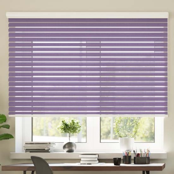 Cassette Superior roller blind Day-Night Classic purple 608