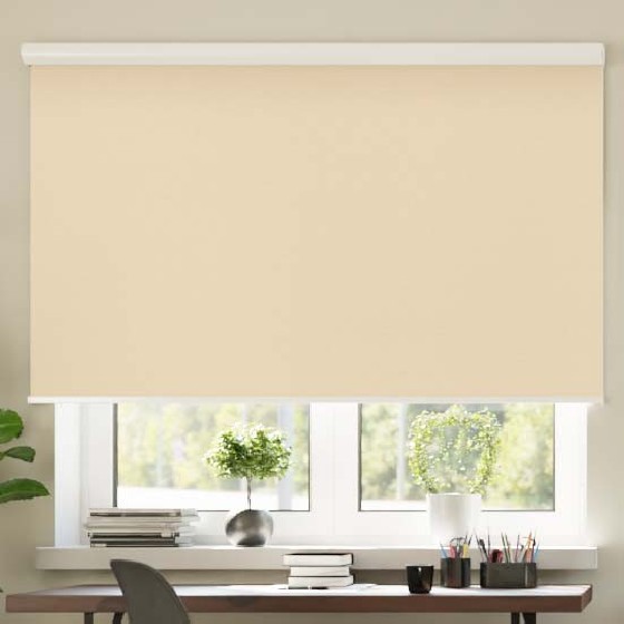 Cassette Superior Blackout roller blind light orange 058