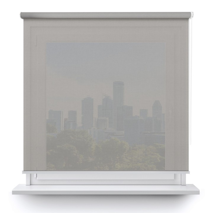 Roleta wolnowisząca Gładka Przyciemniająca Screen Szara 203