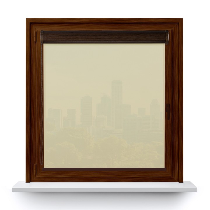 Roleta w kasecie PCV Gładka Przyciemniająca Gładka bez prowadnic Beżowa 501