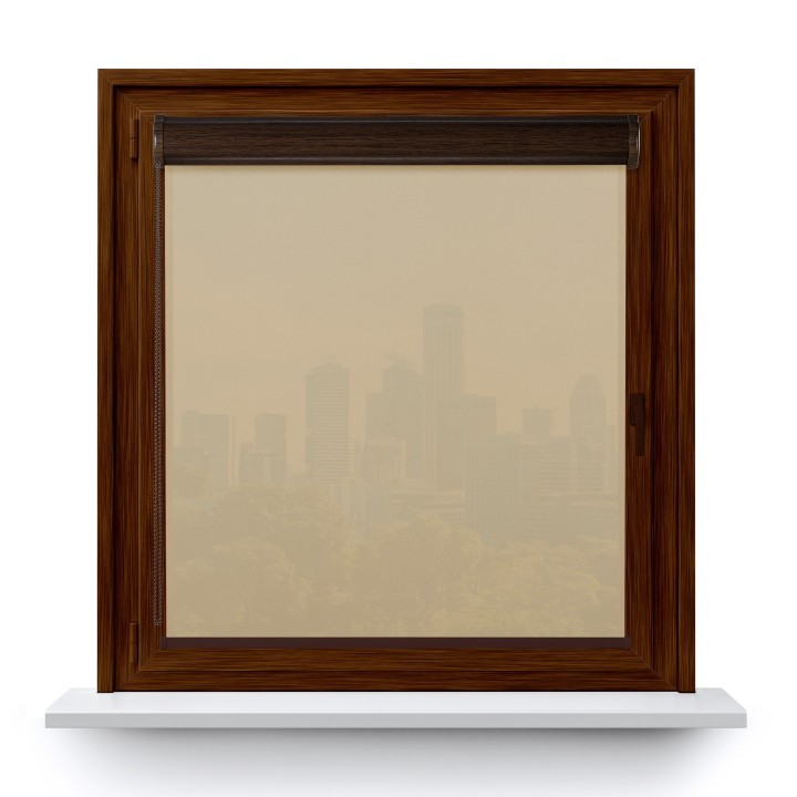 Roleta w kasecie PCV Gładka Przyciemniająca Gładka bez prowadnic Beżowa Gl03