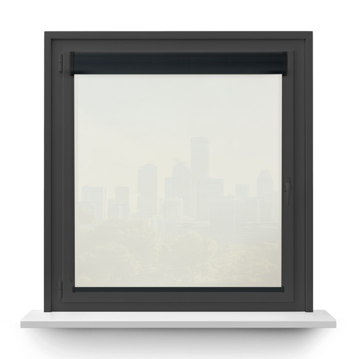 Roleta w kasecie PCV Gładka Przyciemniająca Gładka bez prowadnic Ecru 2079