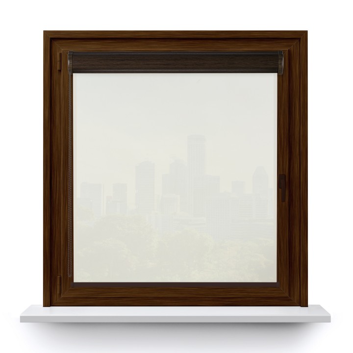 Roleta w kasecie PCV Gładka Przyciemniająca Gładka bez prowadnic Ecru 2079