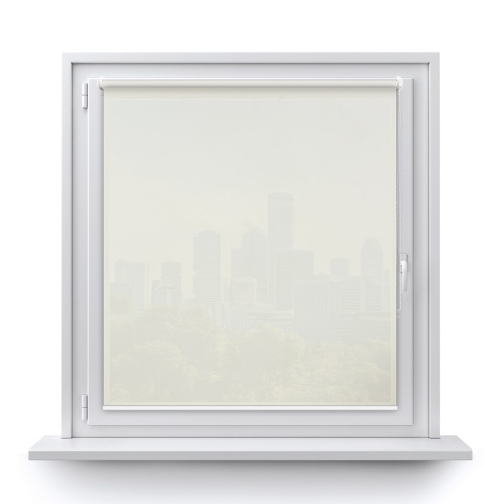 Roleta Mini Gładka Przyciemniająca Gładka Ecru 2079