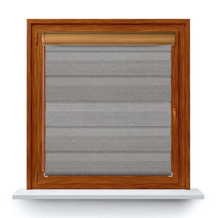 Roleta w kasecie PCV Dzień Noc Przyciemniająca Essential bez prowadnic Czarna 1707