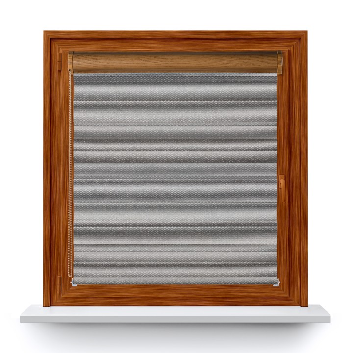 Roleta w kasecie PCV Dzień Noc Przyciemniająca Essential bez prowadnic Czarna 1707