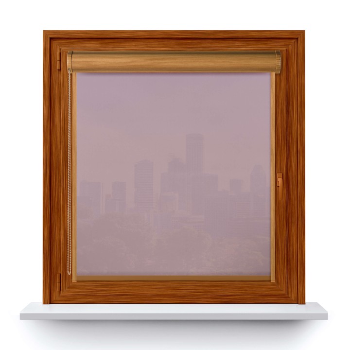 Roleta w kasecie PCV Gładka Przyciemniająca Gładka z prowadnicą Różowa 532