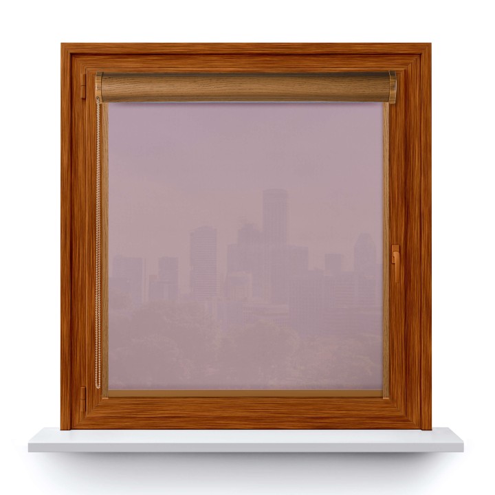 Roleta w kasecie PCV Gładka Przyciemniająca Gładka z prowadnicą Różowa 532