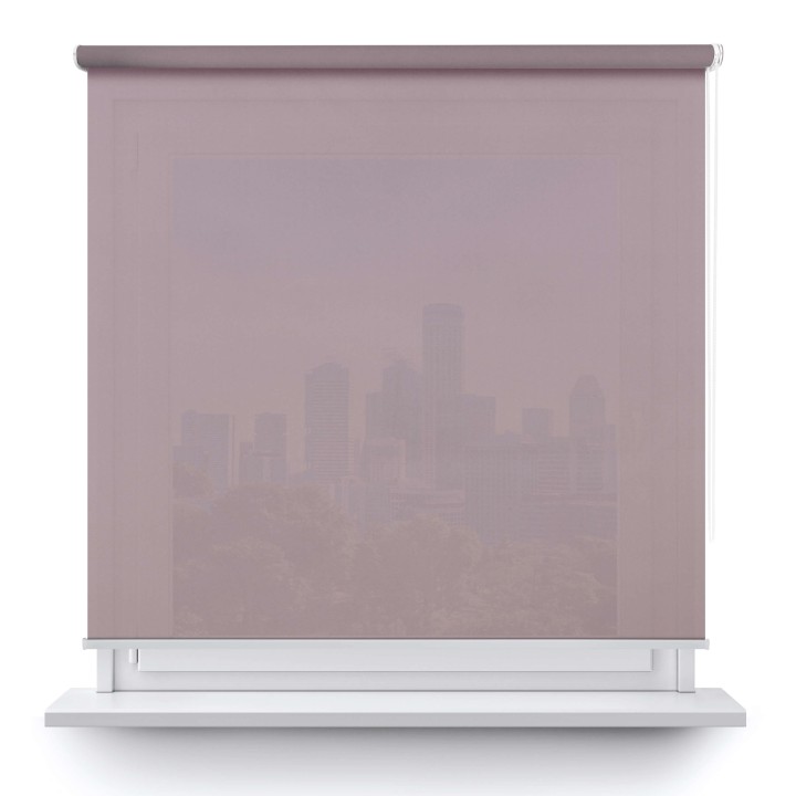 Roleta wolnowisząca Gładka Przyciemniająca Gładka Różowa 532