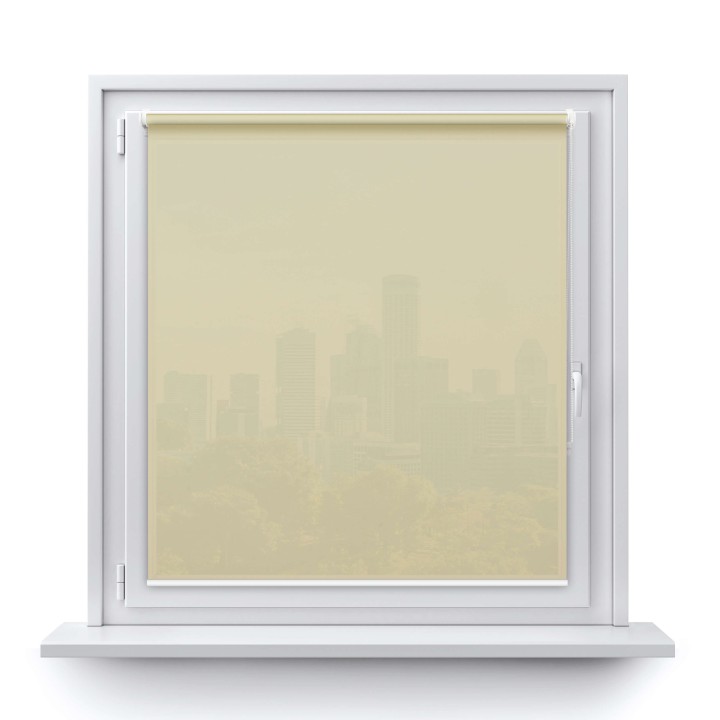 Roleta Mini Gładka Przyciemniająca Gładka Beżowa 501