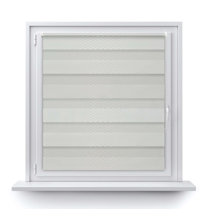 Roleta Mini Dzień Noc Przyciemniająca Brazilian Biała 16501