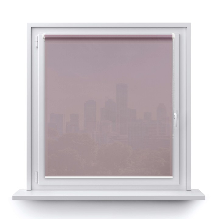 Roleta Mini Gładka Przyciemniająca Gładka Różowa 532