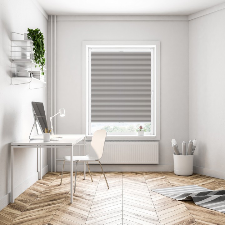 Plisa bezinwazyjna Plaster miodu Zaciemniająca Miodu Szara Jasna Ad7004