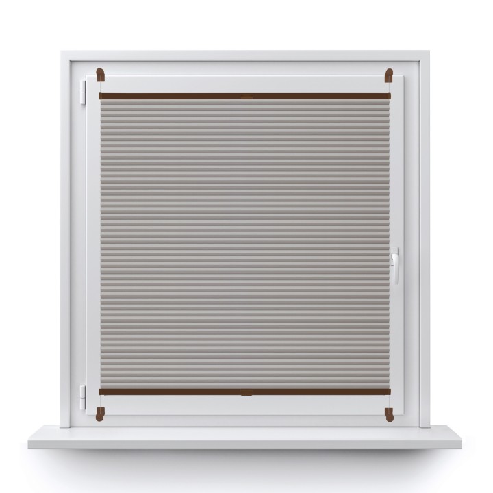 Plisa bezinwazyjna Plaster miodu Zaciemniająca Miodu Szara Jasna Ad7004