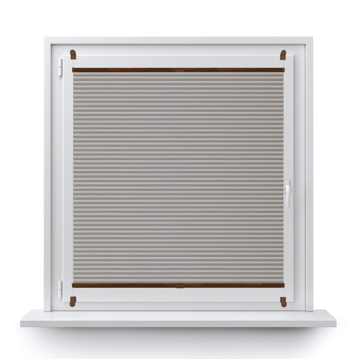 Plisa bezinwazyjna Plaster miodu Zaciemniająca Miodu Szara Jasna Ad7004