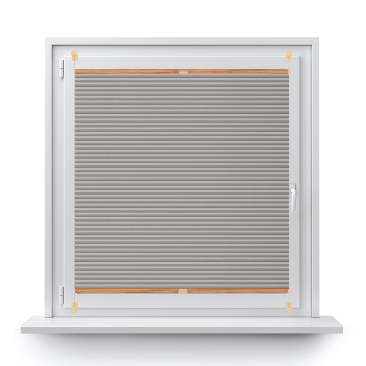 Plisa bezinwazyjna Plaster miodu Zaciemniająca Miodu Szara Jasna Ad7004