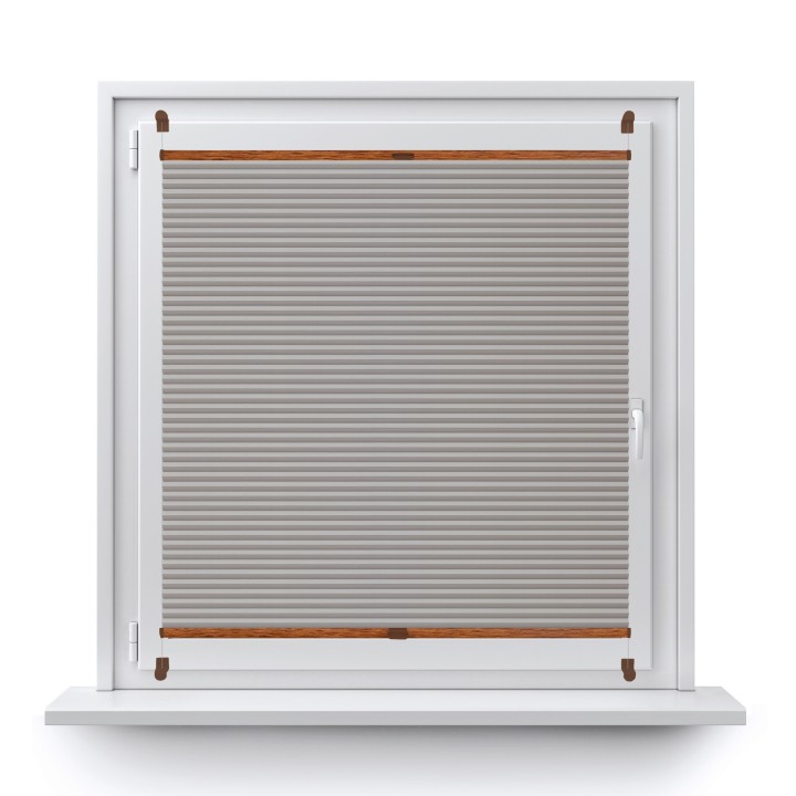 Plisa bezinwazyjna Plaster miodu Zaciemniająca Miodu Szara Jasna Ad7004