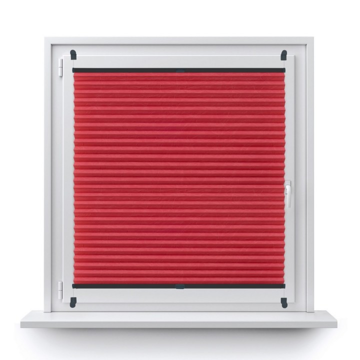 Plisa bezinwazyjna Gnieciona Przyciemniająca Czerwona Cp10452