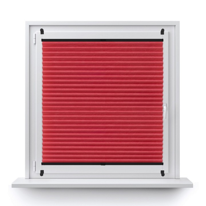 Plisa bezinwazyjna Gnieciona Przyciemniająca Czerwona Cp10452