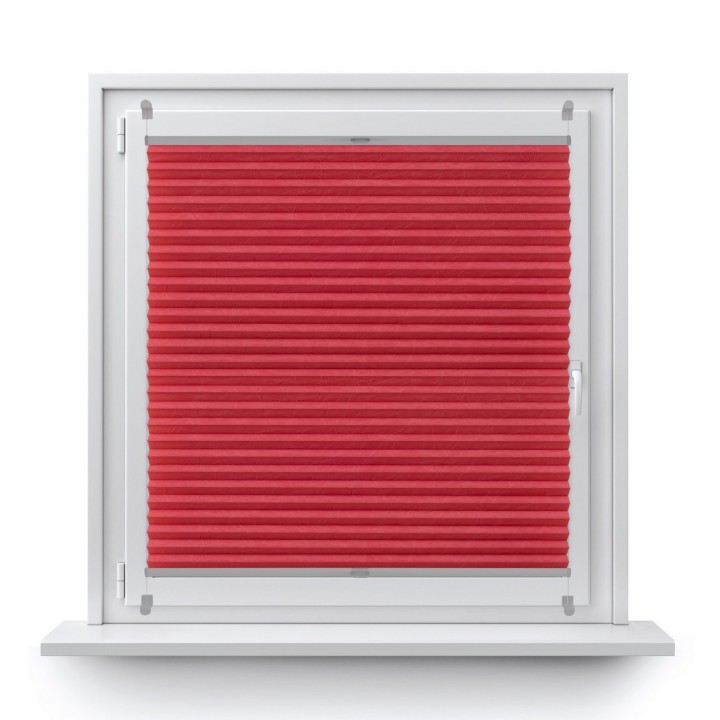 Plisa bezinwazyjna Gnieciona Przyciemniająca Czerwona Cp10452