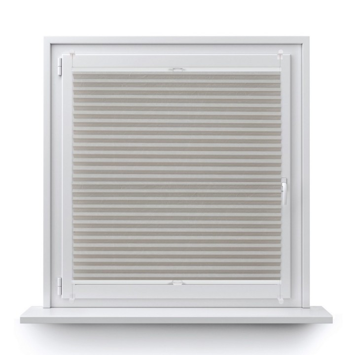 Plisa bezinwazyjna Gnieciona Przyciemniająca Jasna Szara Cp7040