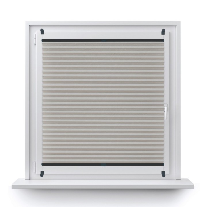 Plisa bezinwazyjna Gnieciona Przyciemniająca Jasna Szara Cp7040