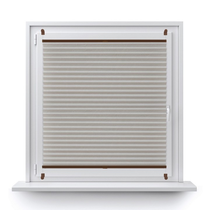 Plisa bezinwazyjna Gnieciona Przyciemniająca Jasna Szara Cp7040