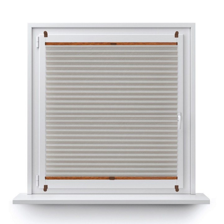 Plisa bezinwazyjna Gnieciona Przyciemniająca Jasna Szara Cp7040