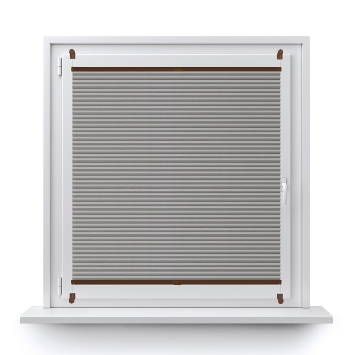 Plisa bezinwazyjna Plaster miodu Zaciemniająca Miodu Szara Ad7006