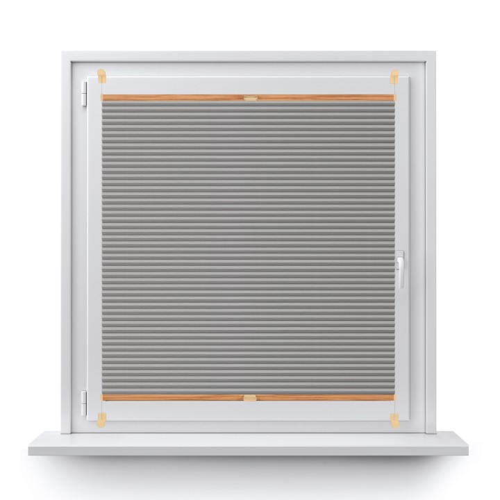 Plisa bezinwazyjna Plaster miodu Zaciemniająca Miodu Szara Ad7006