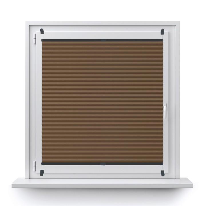 Plisa bezinwazyjna Premium Zaciemniająca Brązowa 802