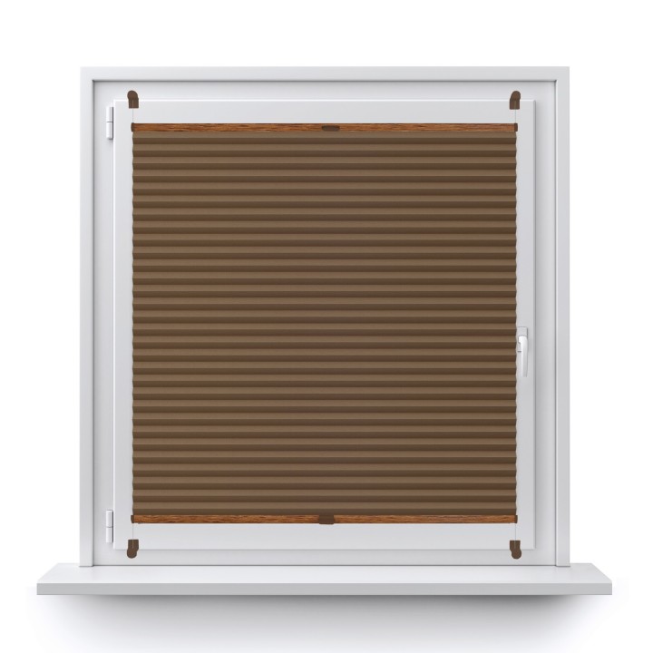 Plisa bezinwazyjna Premium Zaciemniająca Brązowa 802