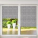 Roller blind in PVC cassette with a guide Borneo czerń 107