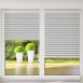 Roller blind in PVC cassette with a guide EX black&white 73