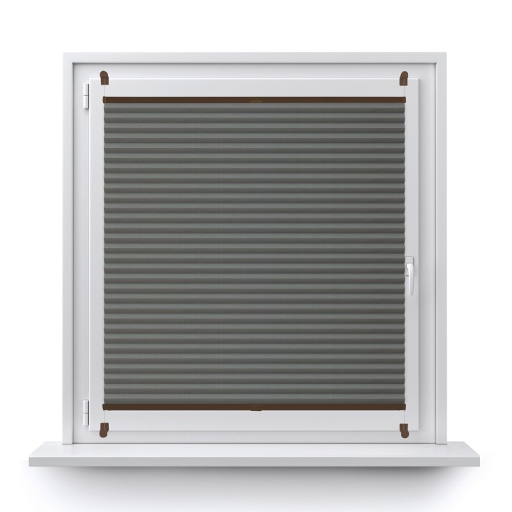 Plisa bezinwazyjna Premium Zaciemniająca Srebrna 903