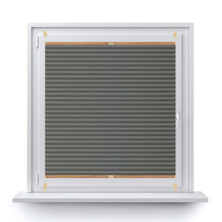 Plisa bezinwazyjna Premium Zaciemniająca Srebrna 903