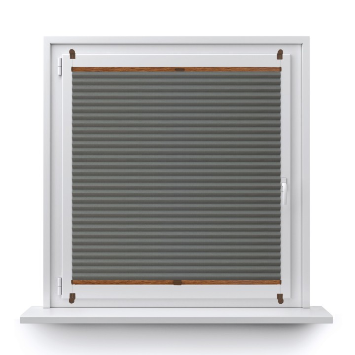 Plisa bezinwazyjna Premium Zaciemniająca Srebrna 903