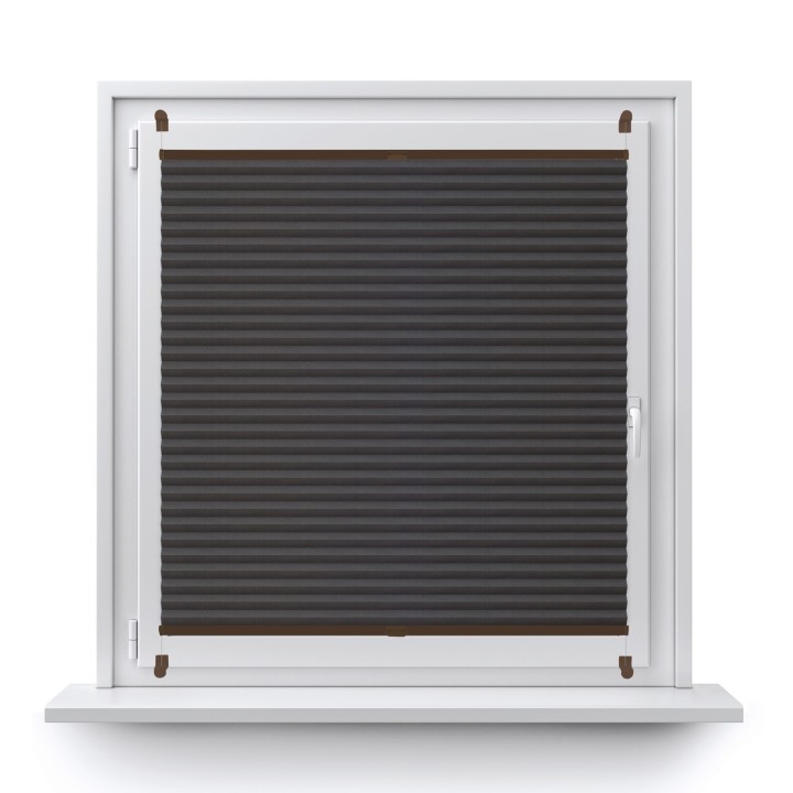 Plisa bezinwazyjna Premium Zaciemniająca Szara 904