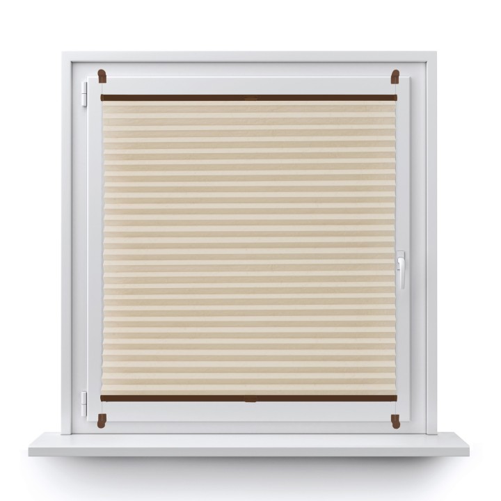 Plisa bezinwazyjna Gnieciona Przyciemniająca Beżowa 931