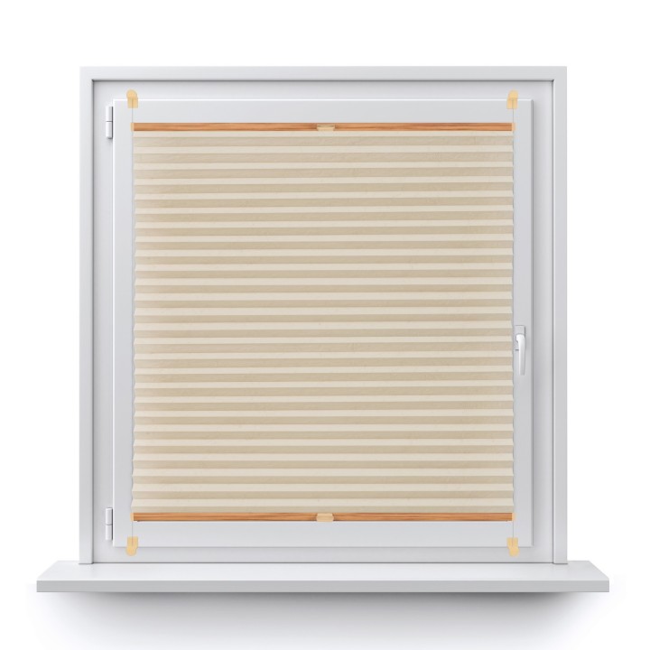 Plisa bezinwazyjna Gnieciona Przyciemniająca Beżowa 931