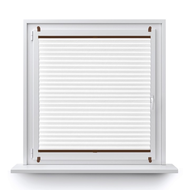 Plisa bezinwazyjna Gnieciona Przyciemniająca Biała 930