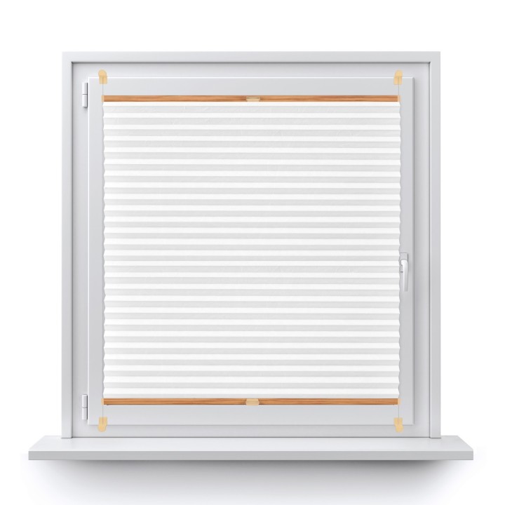 Plisa bezinwazyjna Gnieciona Przyciemniająca Biała 930